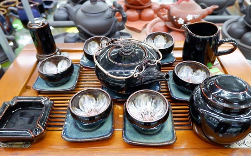 Bộ ấm trà sứ Bộ ấm trà sứ