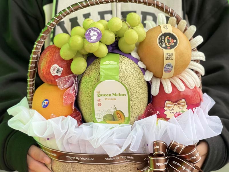 Giỏ hoa quả khai trương Giỏ hoa quả khai trương