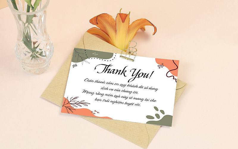 Thiệp cảm ơn Thiệp cảm ơn