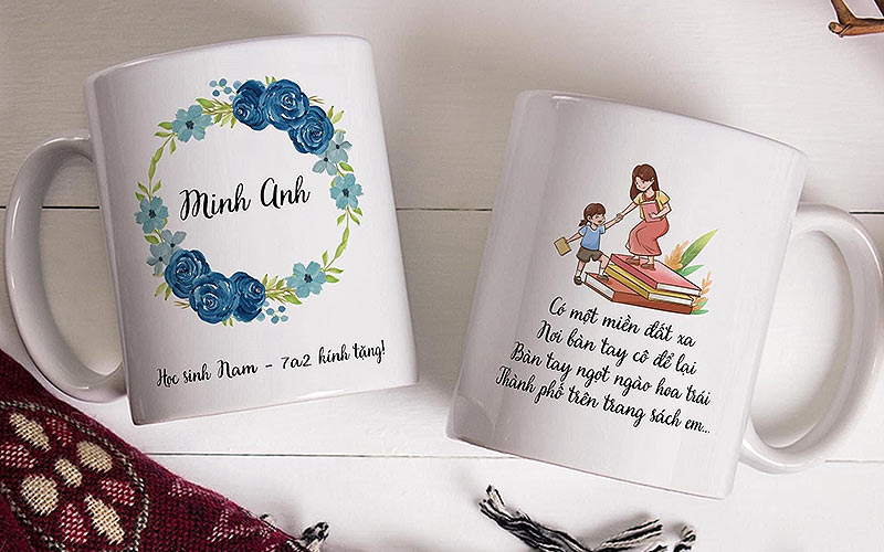 Cốc sứ in hình Cốc sứ in hình