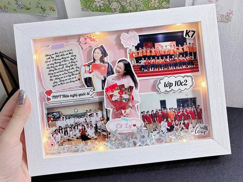 Khung ảnh tặng cô giáo