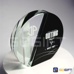 Kỷ niệm chương pha lê tròn Gogift PL10