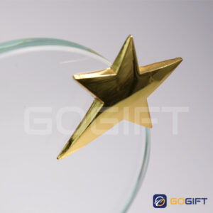 Kỷ niệm chương pha lê tròn Gogift PL19 1 Kỷ niệm chương Gogift PL19