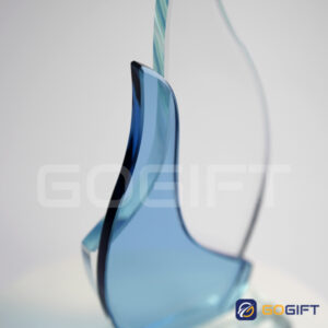 Kỷ niệm chương pha lê ngọn lửa Gogift PL23 1 Kỷ niệm chương pha lê Gogift PL23