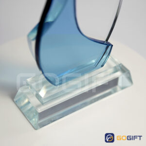 Kỷ niệm chương pha lê ngọn lửa Gogift PL23 2 Kỷ niệm chương Gogift PL23