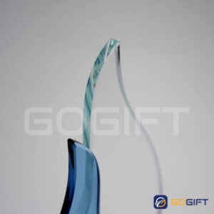 Kỷ niệm chương pha lê ngọn lửa Gogift PL23 3 Knc pha lê Gogift PL23