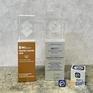 Cúp pha lê đối tác