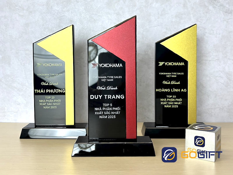 Cúp lưu niệm đối tác